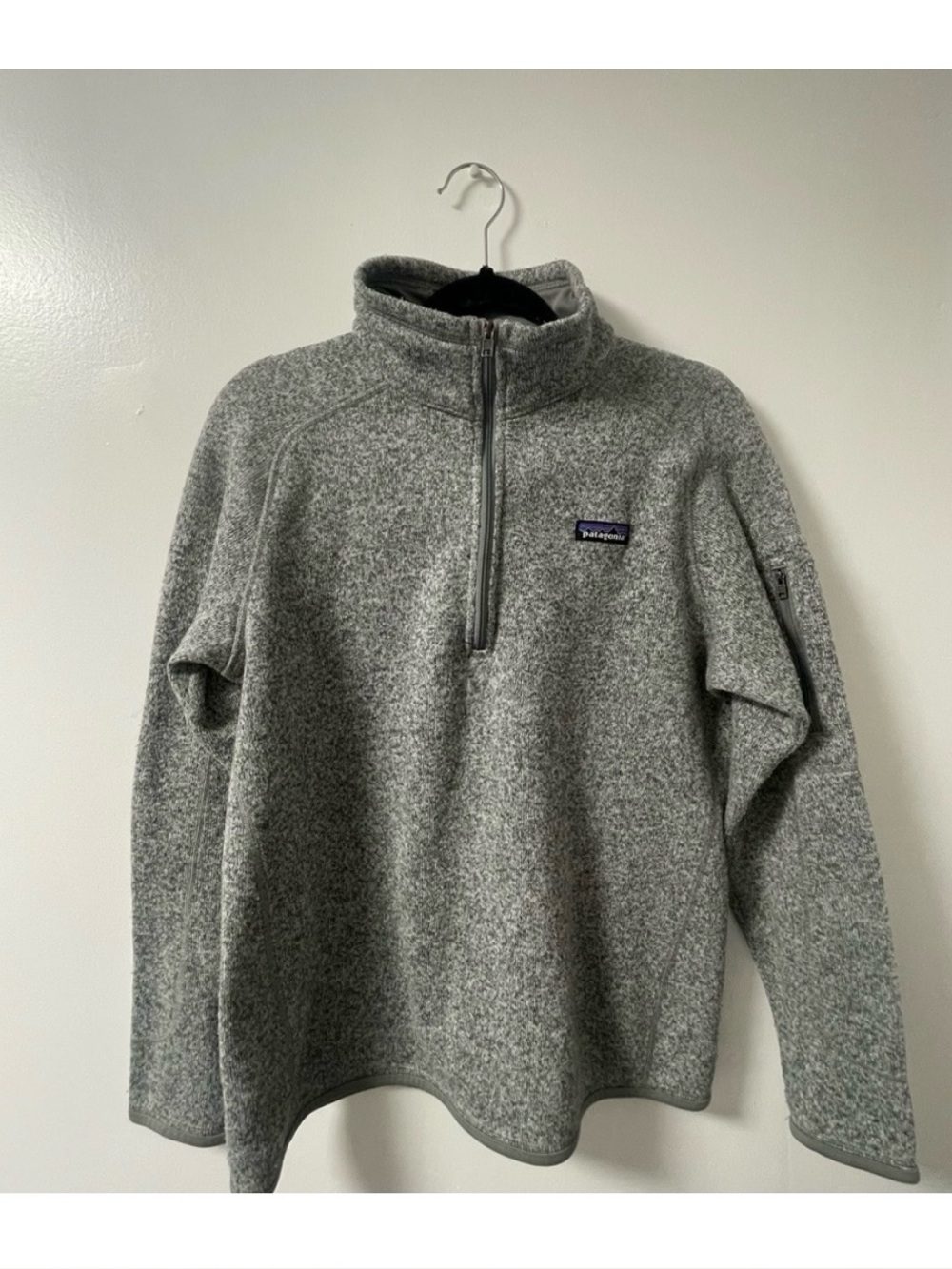Patagonia Grey Half-Zip Fleece Pullover - Picture 2 of 5
